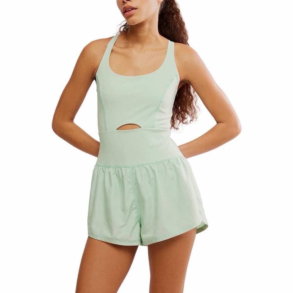 FP Movement by Free People Righteous Runsie in Cactus NWOT
